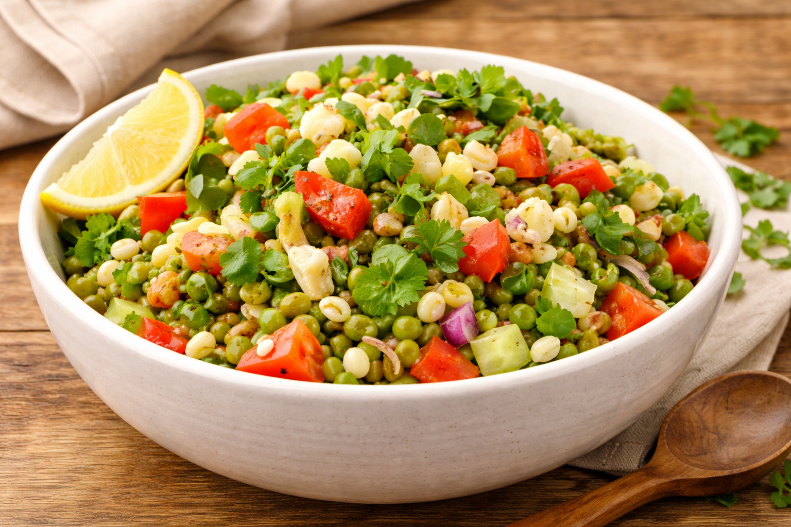 high protein vegetarian foods sprouted salad