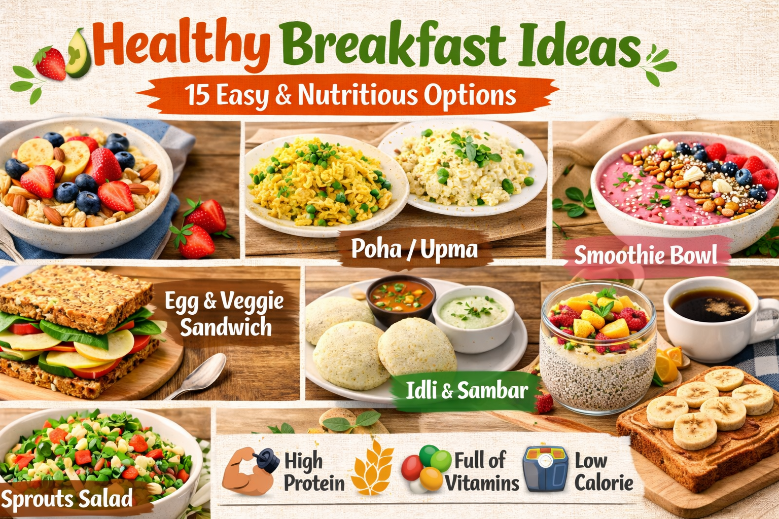 7 Healthy Breakfast Ideas That Actually Taste Good