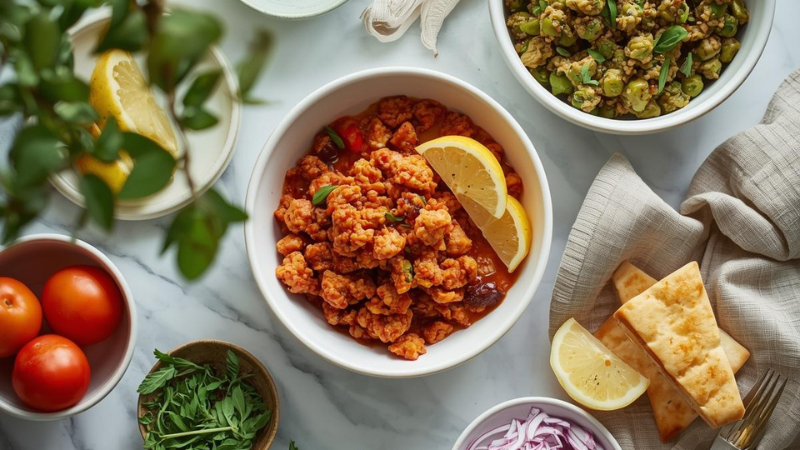 quick 10 minute recipes at home flatlay